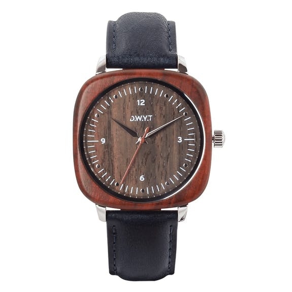 DWYT Red Square Bleu De Minuit Ur - Lagersalg!