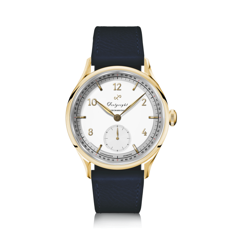 About Vintage 1968 Mekanisk Ur i Guld og Hvid