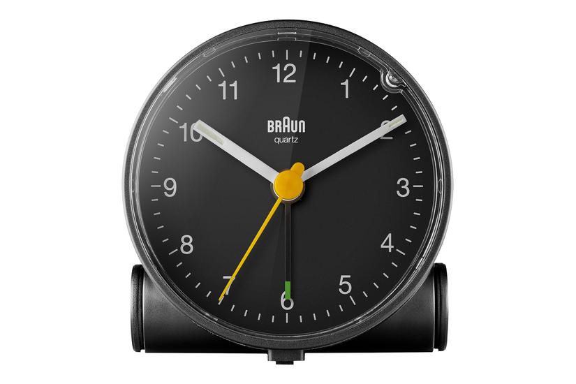 Braun BC01 Alarmur - Elegant Rund Kvarts til Skrivebordet