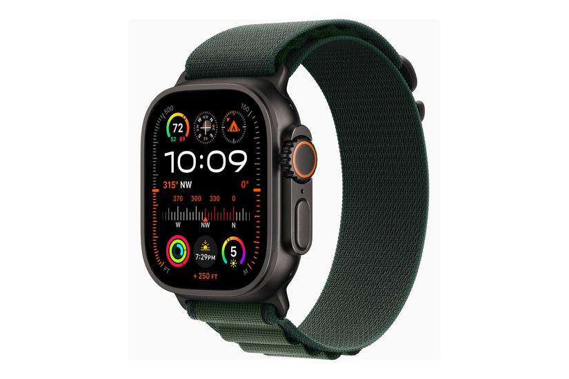 Apple Watch Ultra 2 - Smart Ur i Sort Titanium med Alpine Loop