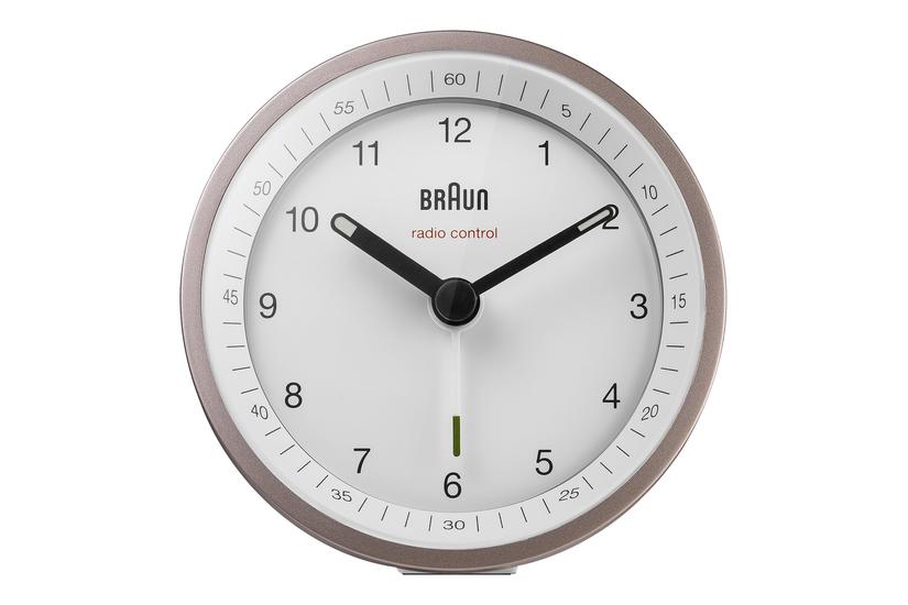 Braun BC07 Alarmur - Rund Kvarts i Hvid og Pink