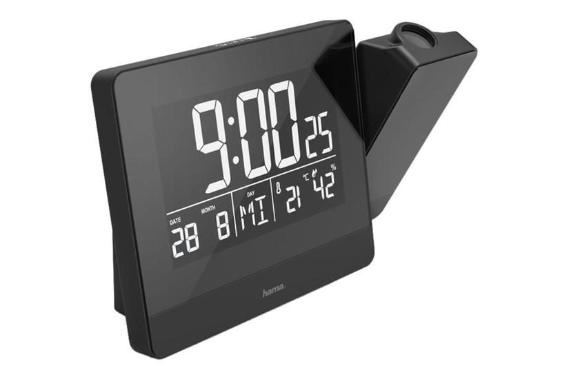Plus Charge Elektronisk Alarmur - Sort Desktop Ur