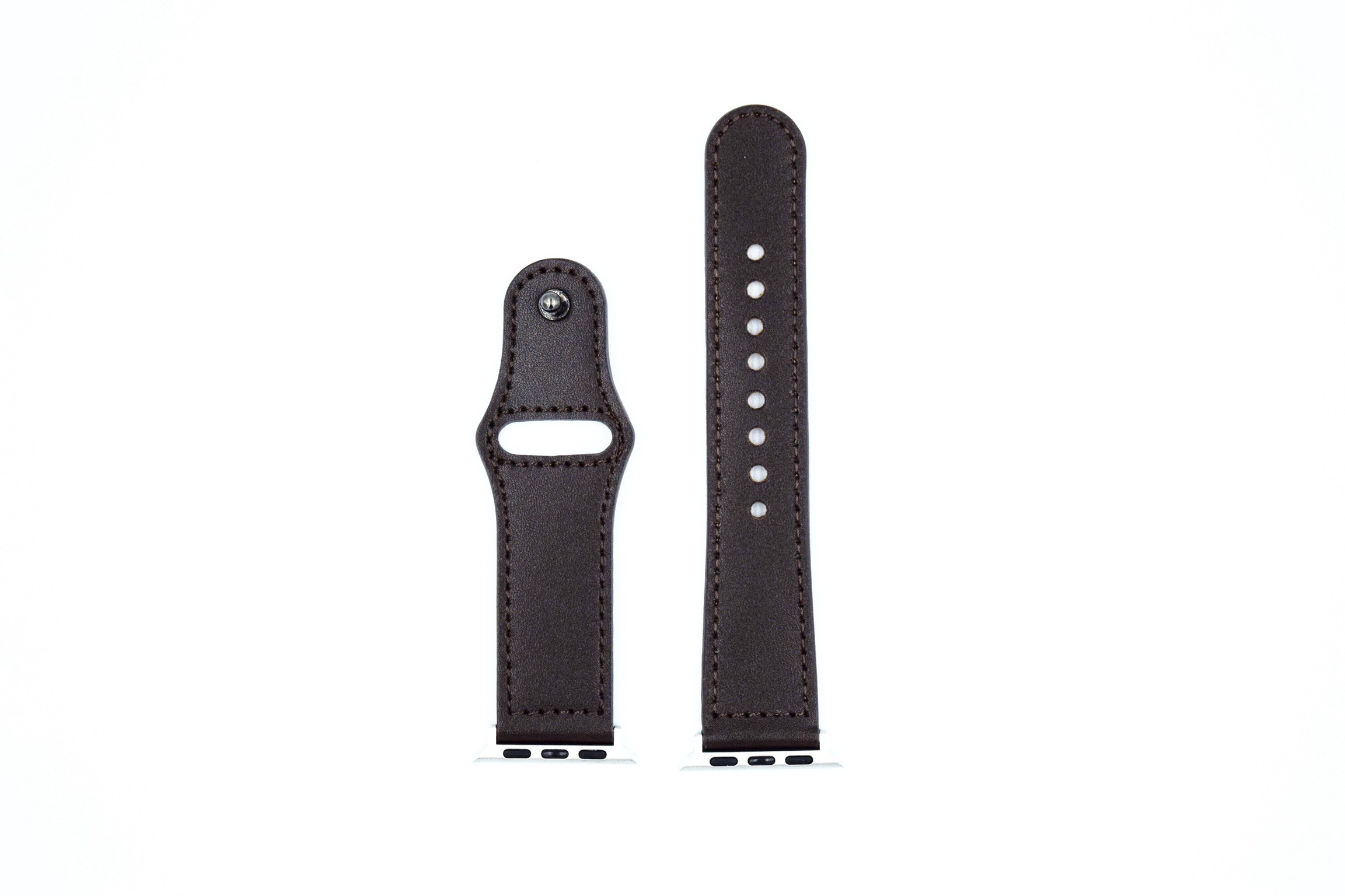 Carlas Mørkebrune Læderrem til Apple Watch - Tilbud!