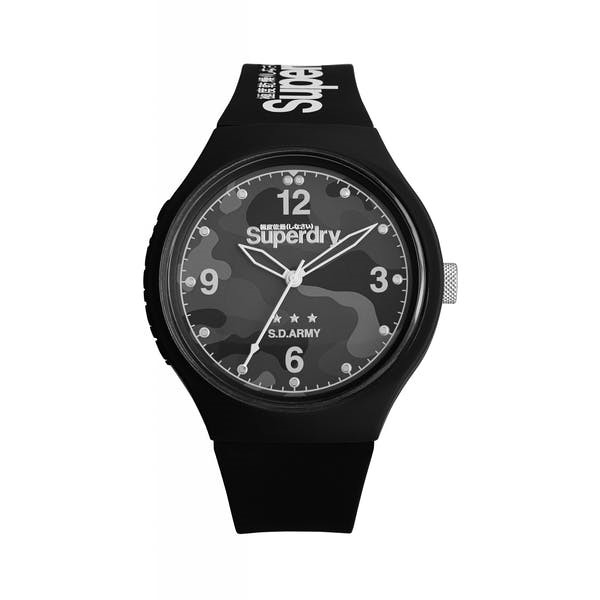 Superdry Urban Army I - Lagersalg på smartwatch med silikonerem