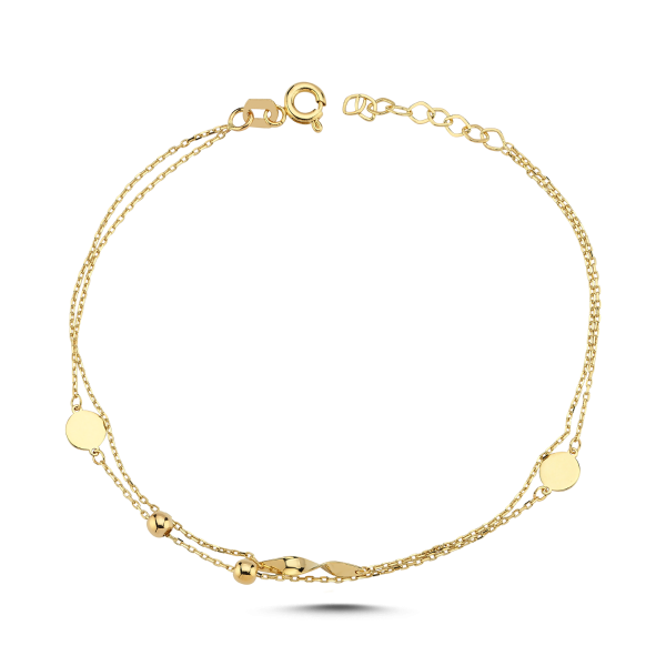 Melfia 14 Karat Guld Armbånd Fra   2306115f fra Nuran