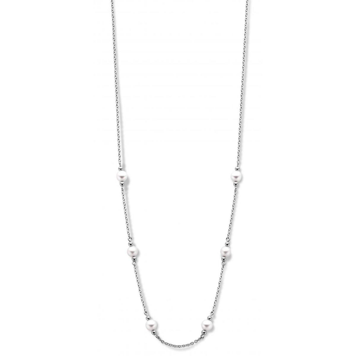 Athene Pearl Halskæde I Sterling Sølv Med Ferskvandsperle fra Spirit Icons